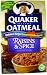 Quaker Instant Oatmeal Raisins and Spice 15.1oz 6 CT