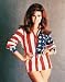 Raquel Welch 12x16 Color American Flag Photo or Canvas Print