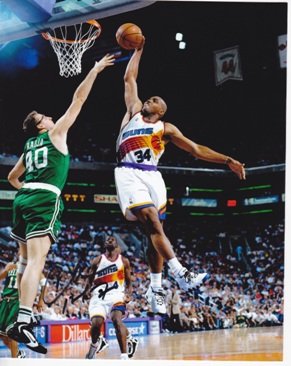 Charles Barkley Autographed Phoenix Suns 8x10 Photo