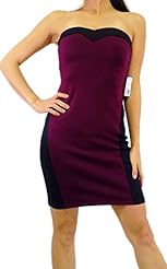 Strapless Colorblocking Bodycon Dress 