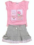Mish Mish Rose Patch Tee and Khaki Skirt 2, 3, 4
