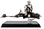 STAR WARS BIKER SCOUT AND SPEEDER STATUE