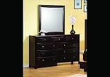 New Bedroom Dresser Mirror Set Wood Bed Room Chest