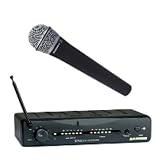Samson Wireless SW05SHQ7 Handheld System Q7 Microphone 10 Hour Battery Life on 9Volt Battery