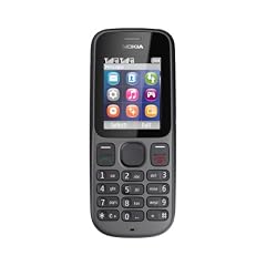 Nokia 101 Dual-SIM Handy (4.6 cm (1.8 Zoll) TFT-Bildschirm, vorinstallierte Spiele) schwarz