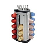 Brabantia Countertop Dispenser for 30 Nespresso® Coffee Capsules in Matte Steel