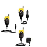 Deluxe Kit for the Motorola i530 includes a USB cable with Car and Wall Charger - Gomadic Brand w/ TipExchange Technology