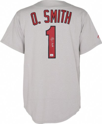 Ozzie Smith St. Louis Cardinals Grey Cooperstown Collection Throwback Jersey