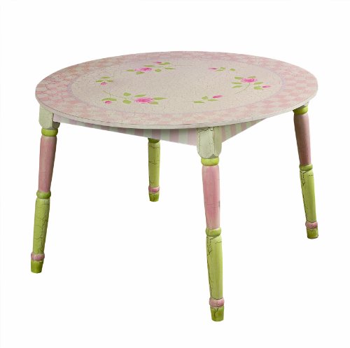 Table - pink crackle