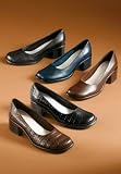 Chadwicks Oblique-Toe Loafer Pumps