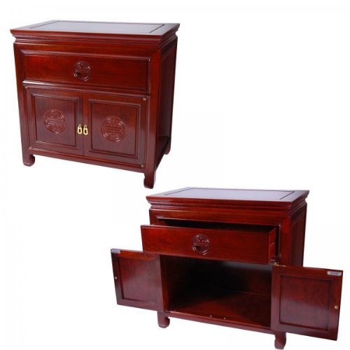 Bedside Cabinet - Cherry (Cherry) (22