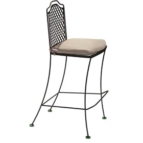 Marquis Wrought Iron Bar Stool