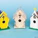 Design Your Own Church Birdhouses (1 dz)