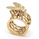 Honeycomb Bee Ring by Bill Skinner (Medium)