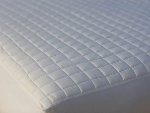 Organic Cotton Quilted Mattress Protector (Twin)
