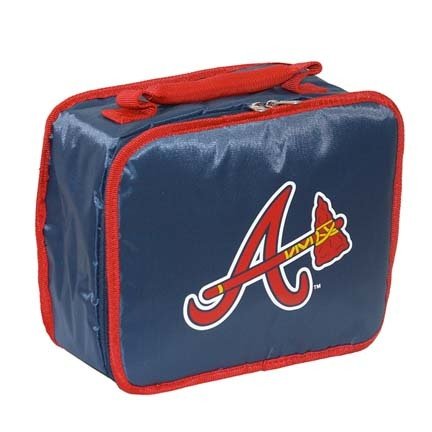 insulated lunch bag amazon on Lunch Box: Atlanta Braves Insulated Lunch Bag Tote