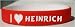 I Love Heinrich Custom Wristband