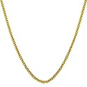 14 Karat Yellow Gold Cuban Curb Chain (18 inch)