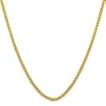 14 Karat Yellow Gold Cuban Curb Chain (18 inch)