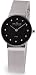 Skagen Women's Classic 358SSSBD Silver Stainless-Steel Quartz Watch with Black Dial