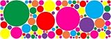 Multicolored Random Sized Dot Wall Stickers Decals