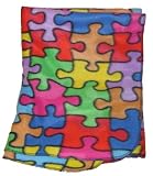 Autism Puzzle Classic Fleece Blanket