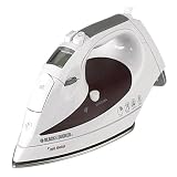 Black & Decker D1500 Digital Advantage Full Size Smart Steam Inox Soleplate, White
