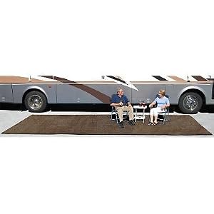 Prest-O-Fit 2-0081 6' X 9' Brown Patio Rug