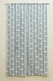インド原産 インド綿使用二重のれん 『スカイ』 ブルー 85×150cm 1800610