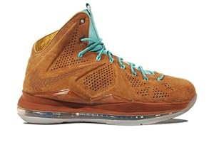Nike LeBron 10 EXT QS Brown Suede (607078-200)
