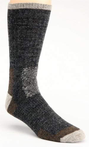 J.B. Extreme Power Hiker Winter/Warm/Wool Socks (2 Pairs) (Medium (W- 5-9 SHOE SIZE & M- 4-8 SHOE SIZE), Charcoal)