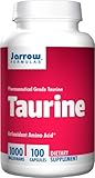 Jarrow Formulas Taurine, Brain and Memory Support, 1000 mg, 100 Caps