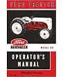 1948 1949 1950 1951 1952 FORD 8N TRACTOR Owners Manual