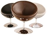 RETRO SCHALEN SESSEL 70er design stuhl lounge möbel (coffe)
