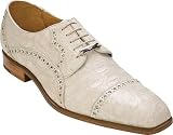 Belvedere Men's Lupo Exotic Shoes,Bone Crocodile,9 M US