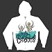 CHIODOS - Crystal Mine - White Zip Up Hoodie