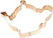 Old River Road Teapot Shape Cookie Cutter, Copper