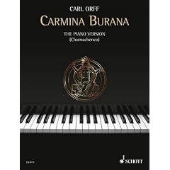 SCHOTT ORFF CARL - CARMINA BURANA - PIANO