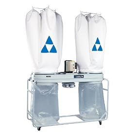 DELTA 50-765 5-Horsepower 4-Bag 4800-CFM Dust Collector, 230-Volt 1-Phase