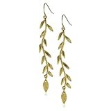 gorjana Vine Gold-Tone Branch Drop Earrings Wi