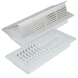 Imperial Manufacturing RG3059 4 inch x 10 inch Bone Pop-Up Register