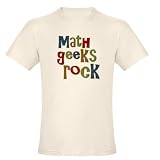 Math Geeks Rock Nerd Humor Organic Cotton Tee
