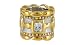 Chrysalis Two Tone Crown Style With Cubic Zirconia Spacer
