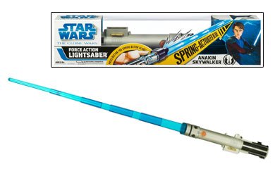 Childrens Toyshop  Toys : Star Wars Clone Wars Force Action Lightsaber Anakin