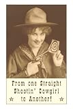 From One Straight Shootin Cowgirl to Another MasterPoster Print, 12x18