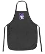 Northwestern Apron NCAA College Logo Black Northwestern Wildcats TOP RATED for Grilling, Barbecue, Kitchen and Cooking Best Unique Gifts for a Man, Men, HIM HER Women, Ladies. GIFT IDEA!