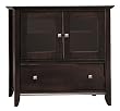 Bush Furniture Sonoma Small TV Stand, Mocha Cherry Veneer