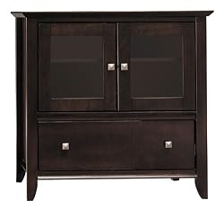 Bush Furniture Sonoma Small TV Stand, Mocha Cherry Veneer