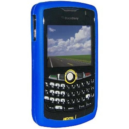 Amzer Silicone Skin Jelly Case for BlackBerry Curve 8350i (Blue)