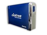 Clickfree Automatic Backup 500 GB USB 2.0 Desktop External Hard Drive HD535 (Metallic Blue)